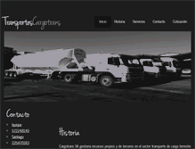 Tablet Screenshot of cargotrans.cl